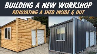 Transforming an Amish Shed into a Workshop