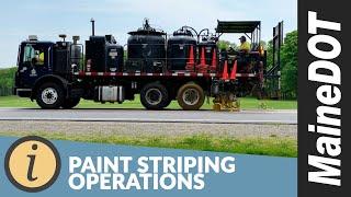 MaineDOT's Paint Striping Operations