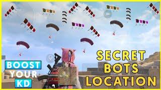 Secret Bot location In karakin Map | Bot Location In Pubg Mobile | How To Increase Kd In Pubg