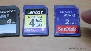 SD / SDHC Card and class speeds