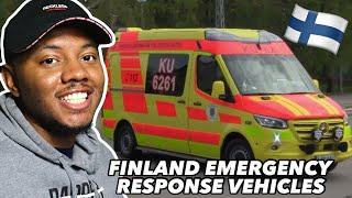 American Reacts to Finland Emergency Response Vehicles
