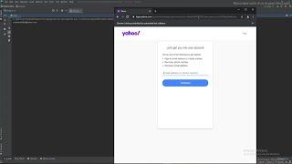 Automate yahoo email test