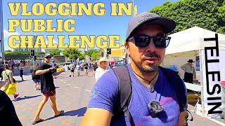 @DannyBlack Vlogging in Public Challenge with @telesin