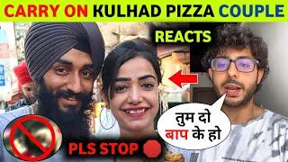 Carryminati Reacts on Kulhad Pizza Couple Viral video | Police Case, Kulhad Pizza Couple Video