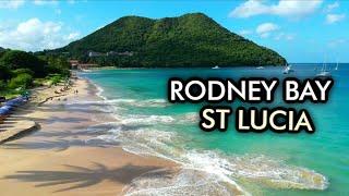 St Lucia: Rodney Bay -  Fly over sea