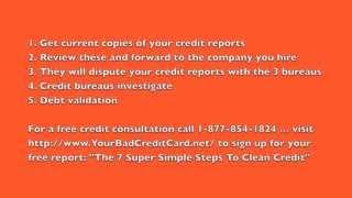 How Do Credit Repair Companies Work