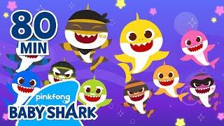 Who is the Real Shark Family?! | +Compilation | Thief Baby Shark Songs | Baby Shark Official