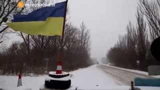 First Snow on the Front Line. Ukraine.