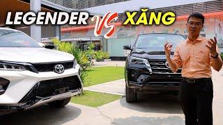 So sánh Fortuner 2.4AT Legender vs Fortuner 2.7 AT | Máy Dầu vs Xăng, CKD vs CBU, Ưu vs Nhược