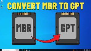 Convert MBR to GPT Without Loss Data in Windows 11 / 10 | How To Change mbr to gpt Without Reinstall