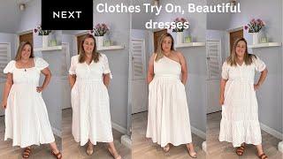 Next Clothes try on haul plus size 18 summer dresses #plussize #plussizefashion #summerdresses s