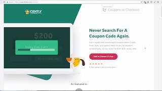 How to Find Coupons Online with Cently - The Coupon Code Hunter!