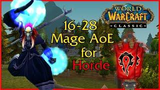 WoW Classic - Frost Mage AoE leveling for Horde - Part 1