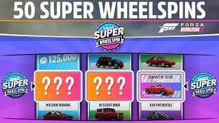 Forza Horizon 5 - OPENING 50 SUPER WHEELSPINS!! - (So much better than FH4) - Amazing Rewards!!