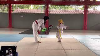 Papua Open 2022, Alula Raqeesha Az Zahra, Taekwondo Perdana, Pra Cadet A, Speed Kicking, Kuning