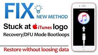 Fix Stuck on iTunes Logo Loop | Restore Without Data Loss