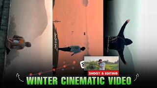 Instagram Trending Winter CINEMATIC Video Shoot & Editing | Capcut Winter Color grading | tutorial