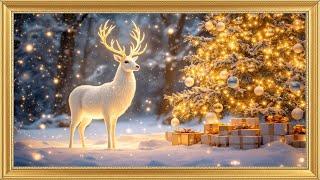 5 Shades of Christmas Reindeer | 4K Animated Art with Music | Festive TV Screensaver