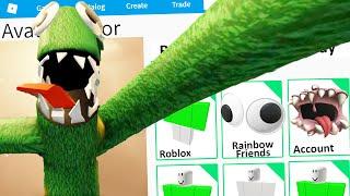 MAKING RAINBOW FRIENDS GREEN a ROBLOX ACCOUNT