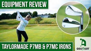 TAYLORMADE P7MB & MC BLADES ON-COURSE HEAD TO HEAD! | TaylorMade P7MC & P7MB Golfalot Iron Review