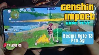 Redmi Note 13 Pro 5g - Genshin Impact Game test Mix High-Medium settings