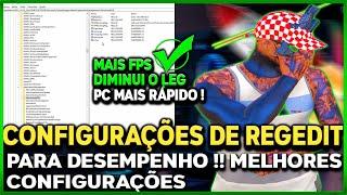 COMO AUMENTAR MUITO SEU FPS NO GTA V RP/FIVEM 2023 | COMO CONFIGURAR REGEDIT | COMO OTIMIZAR O PC