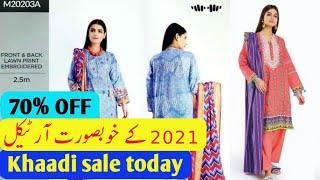 khaadi lawn 2021 | Summer collection | khaadi sale today with price