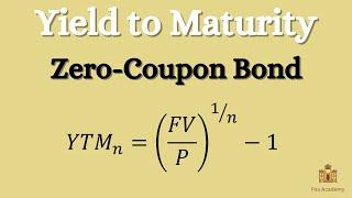 Yield to Maturity of a Zero Coupon Bond