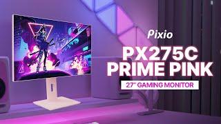 PX275C Prime Pink - 27 inch 1440p 100Hz DCI-P3 90% IPS HDR Edge to Edge Productivity Gaming Monitor