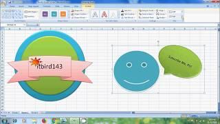 Excel 2007: how to insert and format shapes in excel