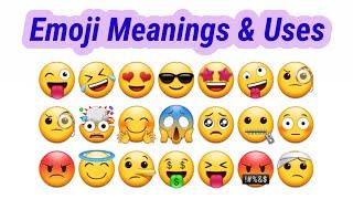 Emoji Meanings and Uses/Emoji Ka Matlab/Emoji Meanings/Bright Simple English