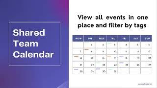 Shared Team Calendar for Microsoft Teams