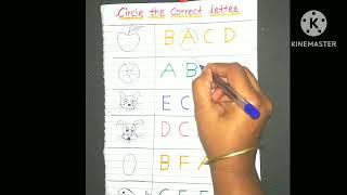 ⭕Circle The Correct Letter | Nursery Class Teaching | Nursery | Preschool |