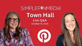 FREE (LIVE) PINTEREST TOWN HALL (Oct 2024)