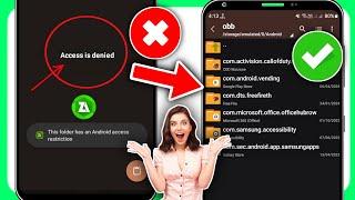 Fix Access Denied in Zarchiver | this folder has android access restriction zarchiver