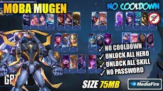 NARUTO SENKI MOD MOBILE LEGENDS | MOBA MUGEN NO COOLDOWN!!