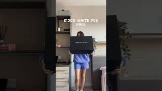 white fox try on haul (ABBIEMAY for 15% off)  #haul #fashion