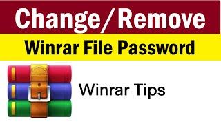 How To Remove Password From Winrar File | How to Remove Password from RAR | RAR Password Unlocker