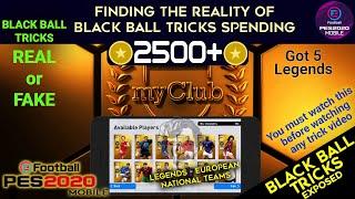 PES 20 Mobile Black Ball Trick working in European Legends Pack? Black ball Tricks Exposed #hTGPES