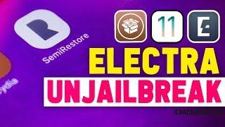unJailbreak iOS 11.3.1 & 11.4 Rollectra! SemiRestore 11 - Uninstall, Delete & Remove Electra + Cydia
