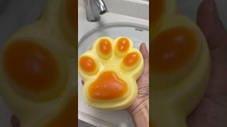 Demould huge cat paw asmr #squishy #catpaw #asmrsounds #asmr #stressrelief #stressfree #diyprojects