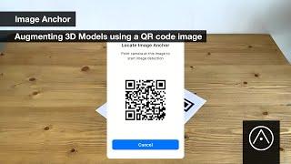 Augmenting 3D Models using a QR code image