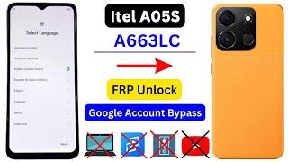 Itel A05s Frp Bypass Android 13 | Itel (A663LC) Frp Lock Unlock | Itel A05s Google Account Bypass