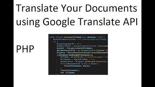 How To Translate Documents Into Different Languages | Google Cloud Translation API | PHP | WordPress