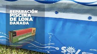 ¿Cómo reparar una pileta de lona pinchada?