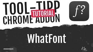 Whatfont Tool-Tipp [German/Deutsch]