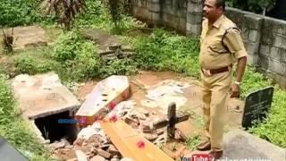 Son digged out Mother's dead body from grave at Pathanapuram