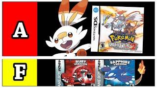 A Controversial Tier List of Every Pokemon Game