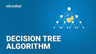 Decision Tree Algorithm | Decision Tree in Python | Machine Learning Algorithms | Edureka