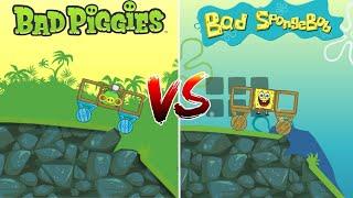 Bad SpongeBob VS Bad Piggies